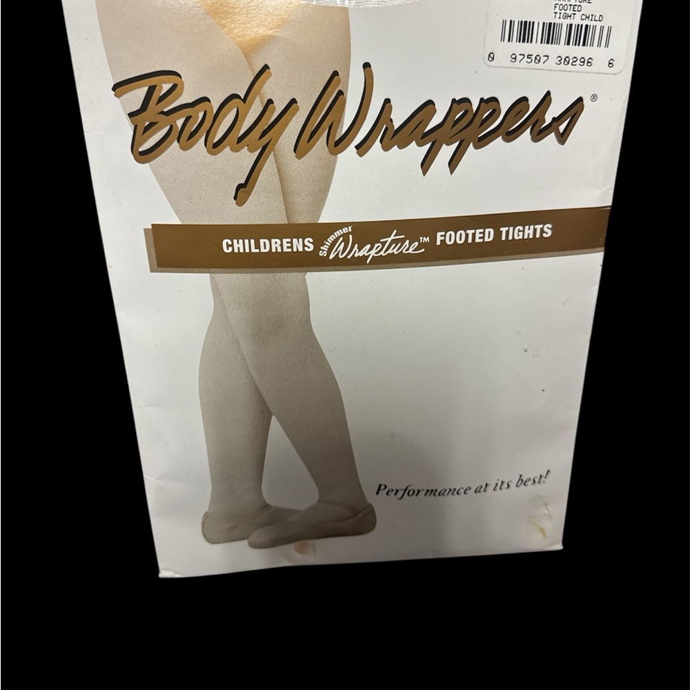 Body Wrappers Dance Tights Children’s white size12-14 Footed